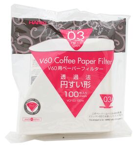 HARIO V60 COFFEE PAPER FILTER N°03 - 100 FILTER