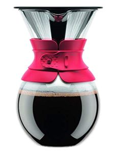 BODUM POUR OVER 8 CUPS - RED