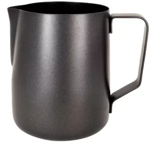 RHINO MILK JUG 600 ML STEEL BLACK