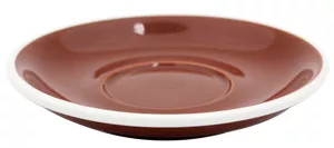 LOVERAMICS SAUCER COFFEE LATTE BROWN