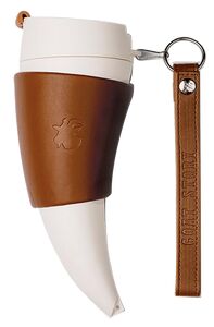 GOAT STORY GOAT MUG 350 ML REAL LEATHER BROWN