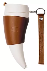 GOAT STORY GOAT MUG 350 ML REAL LEATHER BROWN