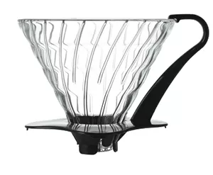 HARIO V60 COFFEE DRIPPER N°3 GLASS/BLACK