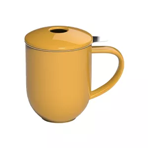 LOVERAMICS PRO TEA MUG WITH INFUSER & LID 300ML YELLOW