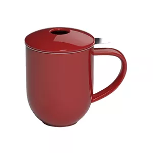 LOVERAMICS PRO TEA MUG WITH INFUSER & LID 300ML RED