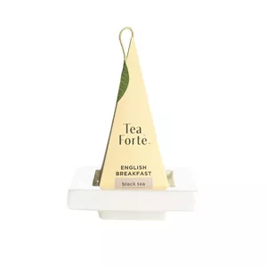 TEA FORTE TEA TRAYS ORCHID WHITE