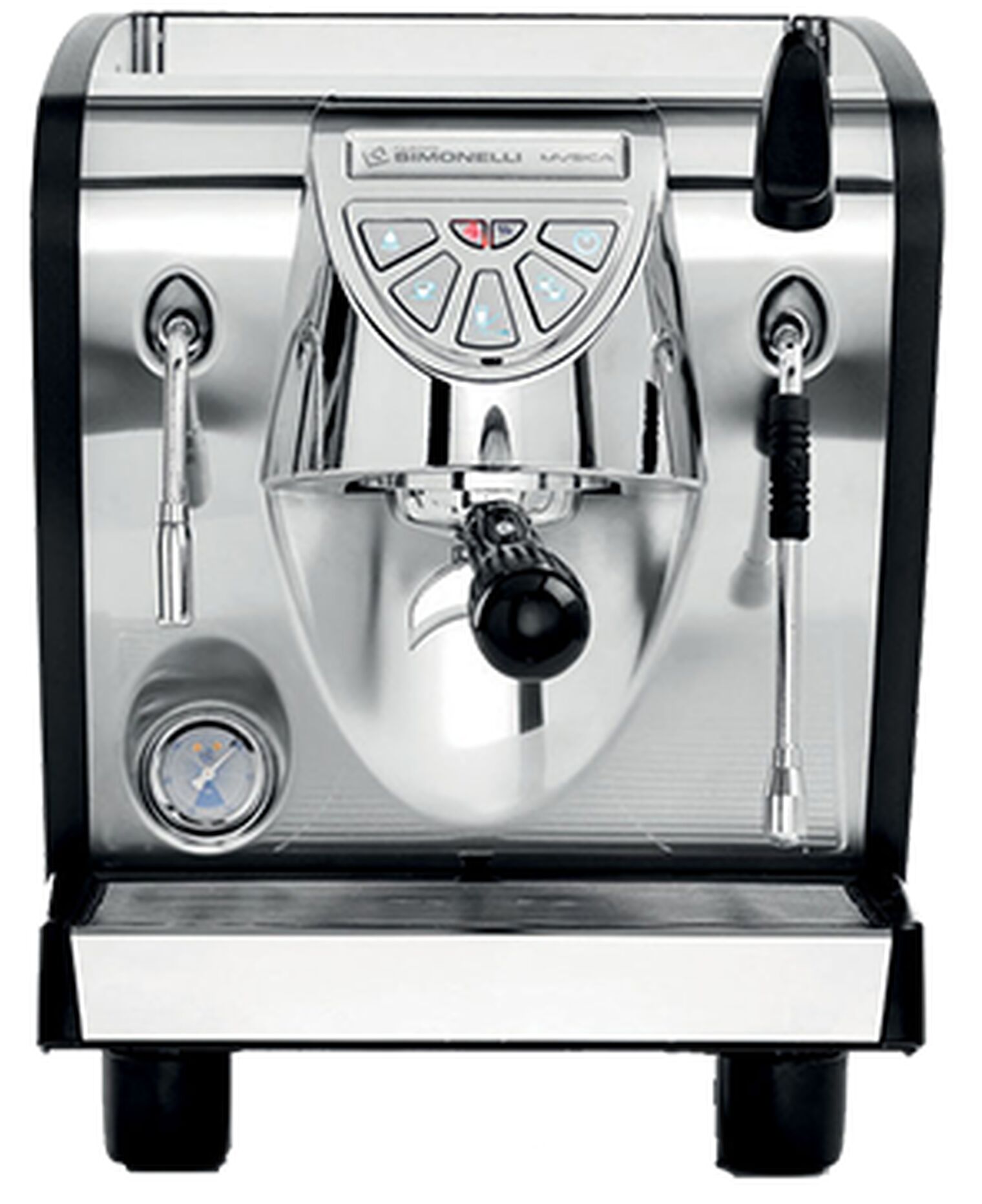 NUOVA SIMONELLI MACHINE A ESPRESSO MUSICA NOIR + PRO… Home Barista