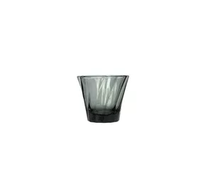 TWISTED ESPRESSO GLASS 70ML - BLACK