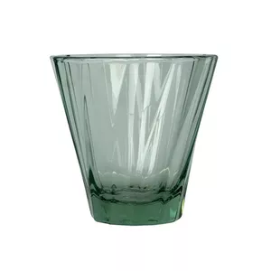 TWISTED CAPPUCCINO GLASS 180ML - GREEN