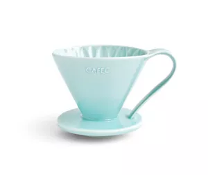 CAFEC ARITA WARE FLOWER DRIPPER HYDRANGEA BLUE CUP 1