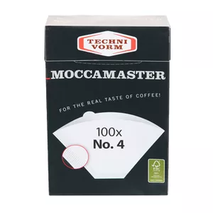 MOCCAMASTER PAPER FILTER NR. 4 WHITE (100)