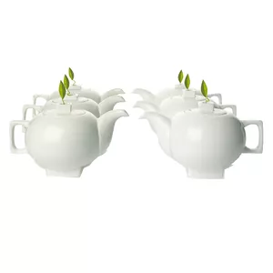 TEA FORTE TEAPOTS SOLSTICE 6 PIECES