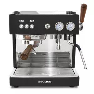 ASCASO ESPRESSO MACHINE BABY T ZERO BLACK & WOOD