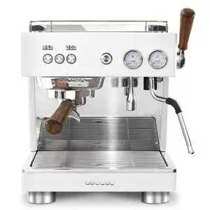 ASCASO ESPRESSO MACHINE BABY T PLUS WHITE & WOOD