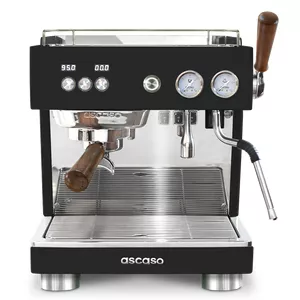 ASCASO ESPRESSO MACHINE BABY T PLUS BLACK & WOOD