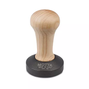 MOTTA COMPETITION TAMPER 58MM BLACK BASE WOOD